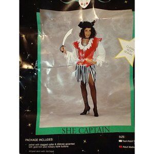 She Captain Halloween Costume Adult/ Medium By Charades
